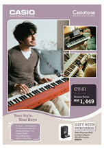 Casio CT-S1 Casiotone 61 keys Portable Keyboard