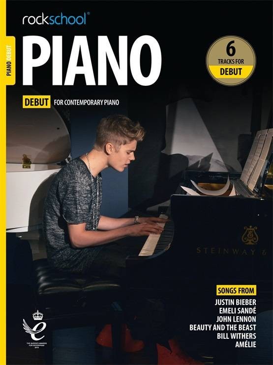 RSL Rockschool PIANO for Contemporary Piano (2019 - 2025) (6 Tracks) Debut Grade 1-8