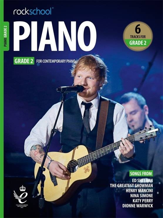RSL Rockschool PIANO for Contemporary Piano (2019 - 2025) (6 Tracks) Debut Grade 1-8