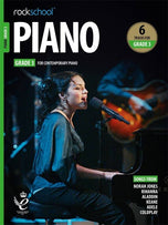 RSL Rockschool PIANO for Contemporary Piano (2019 - 2025) (6 Tracks) Debut Grade 1-8