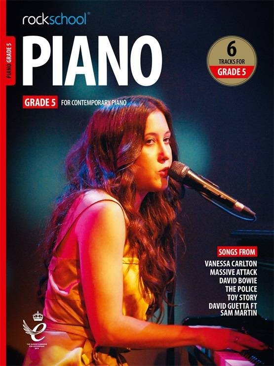 RSL Rockschool PIANO for Contemporary Piano (2019 - 2025) (6 Tracks) Debut Grade 1-8