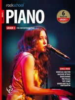 RSL Rockschool PIANO for Contemporary Piano (2019 - 2025) (6 Tracks) Debut Grade 1-8