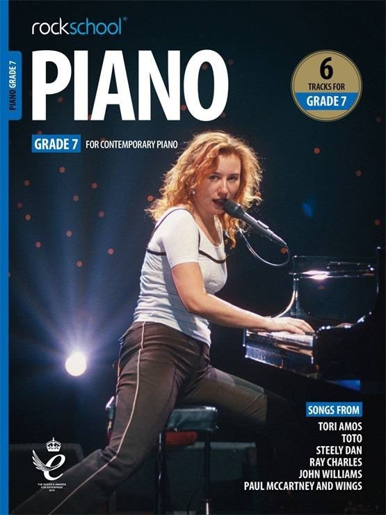 RSL Rockschool PIANO for Contemporary Piano (2019 - 2025) (6 Tracks) Debut Grade 1-8