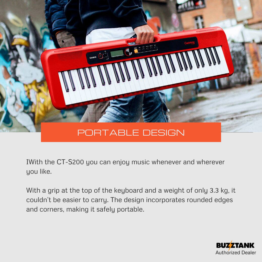 Casio CT-S200 Casiotone 61-Keys Portable Keyboard