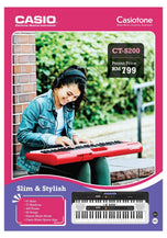 Casio CT-S200 Casiotone 61-Keys Portable Keyboard