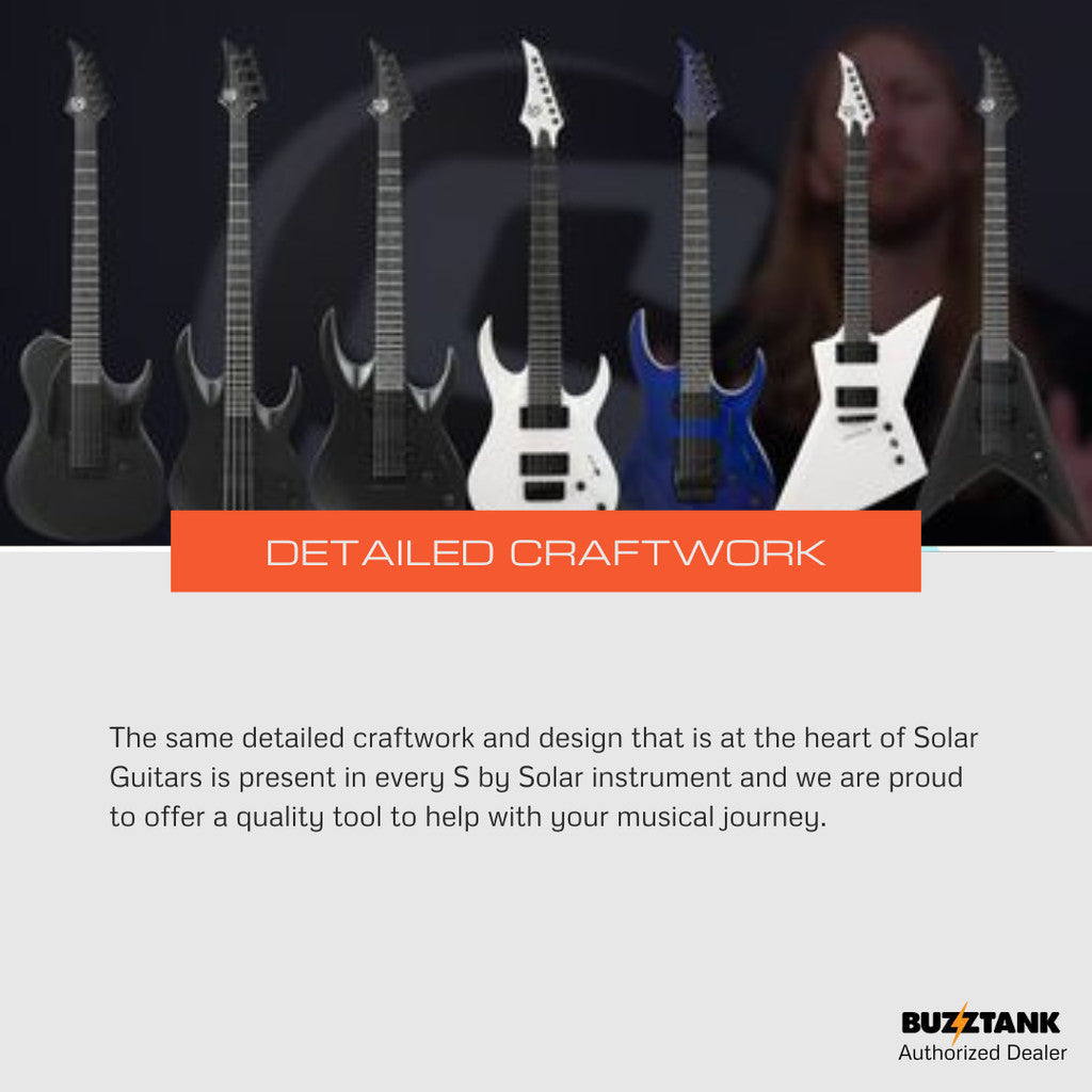 S by Solar TB4.61W TB4.61C TB Single Pickup Electric Guitar