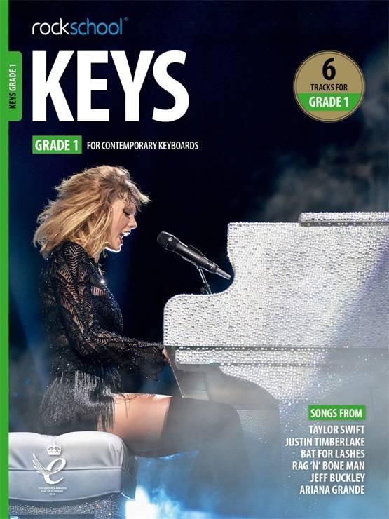 RSL Rockschool KEYS for Contemporary Keyboards (2019 - 2025) (6 Tracks) Debut Grade 1-8