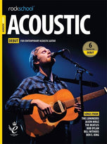 RSL Rockschool ACOUSTIC for Acoustic Guitar (2019 - 2025) (6 Tracks) Debut Grade 1-8
