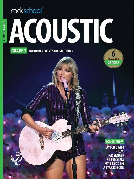 RSL Rockschool ACOUSTIC for Acoustic Guitar (2019 - 2025) (6 Tracks) Debut Grade 1-8