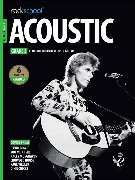 RSL Rockschool ACOUSTIC for Acoustic Guitar (2019 - 2025) (6 Tracks) Debut Grade 1-8