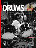 RSL Rockschool DRUMS (2018 & 2024) (12 Tracks) Debut Grade 1 2 3 4 5 6 7 8