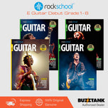 RSL Rockschool GUITAR for Electric Guitar 2018 & 2024 (12 Tracks) Debut Grade 1 2 3 4 5 6 7 8