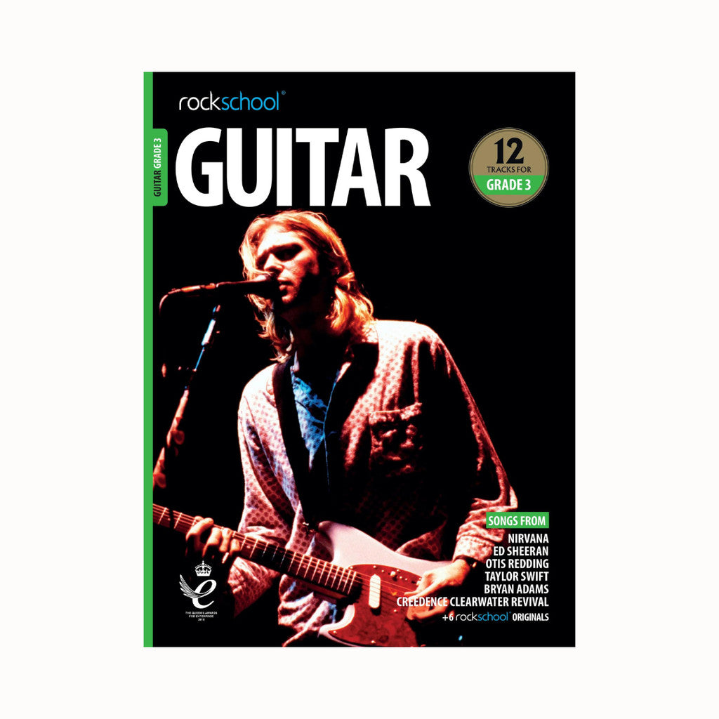 RSL Rockschool GUITAR for Electric Guitar 2018 & 2024 (12 Tracks) Debut Grade 1 2 3 4 5 6 7 8