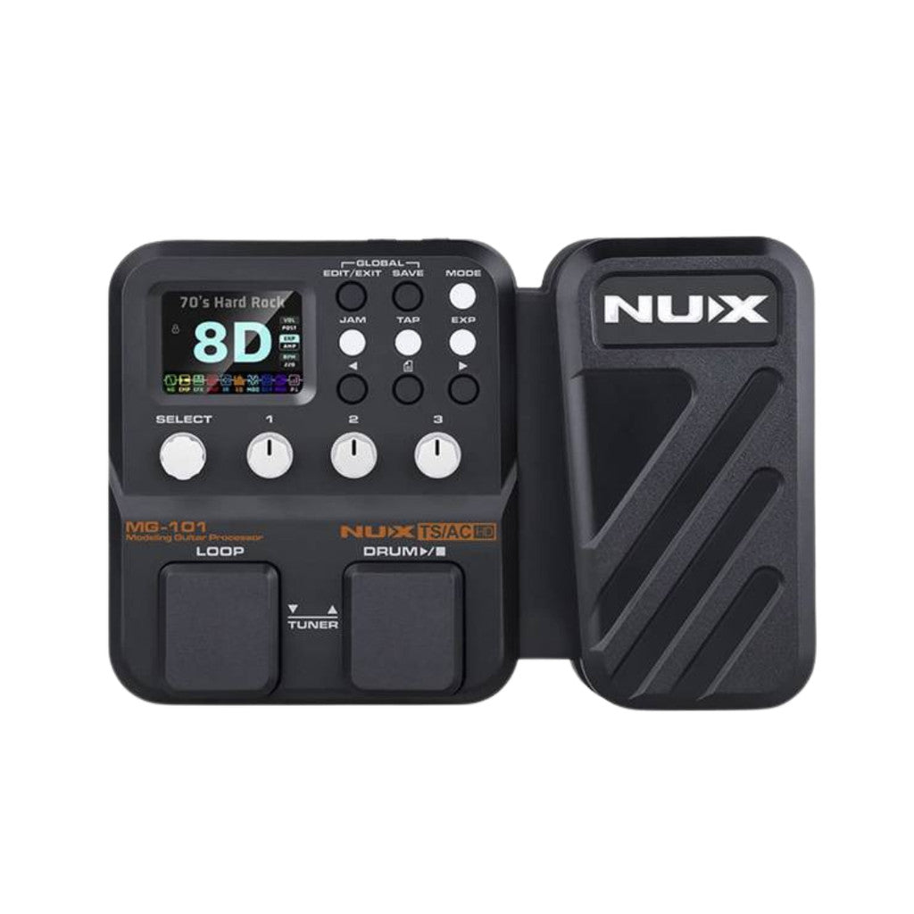 Nux MG-101 Multi Effects Modelling Processor Electric Guitar Effect Pedal (MG101 MG 101)