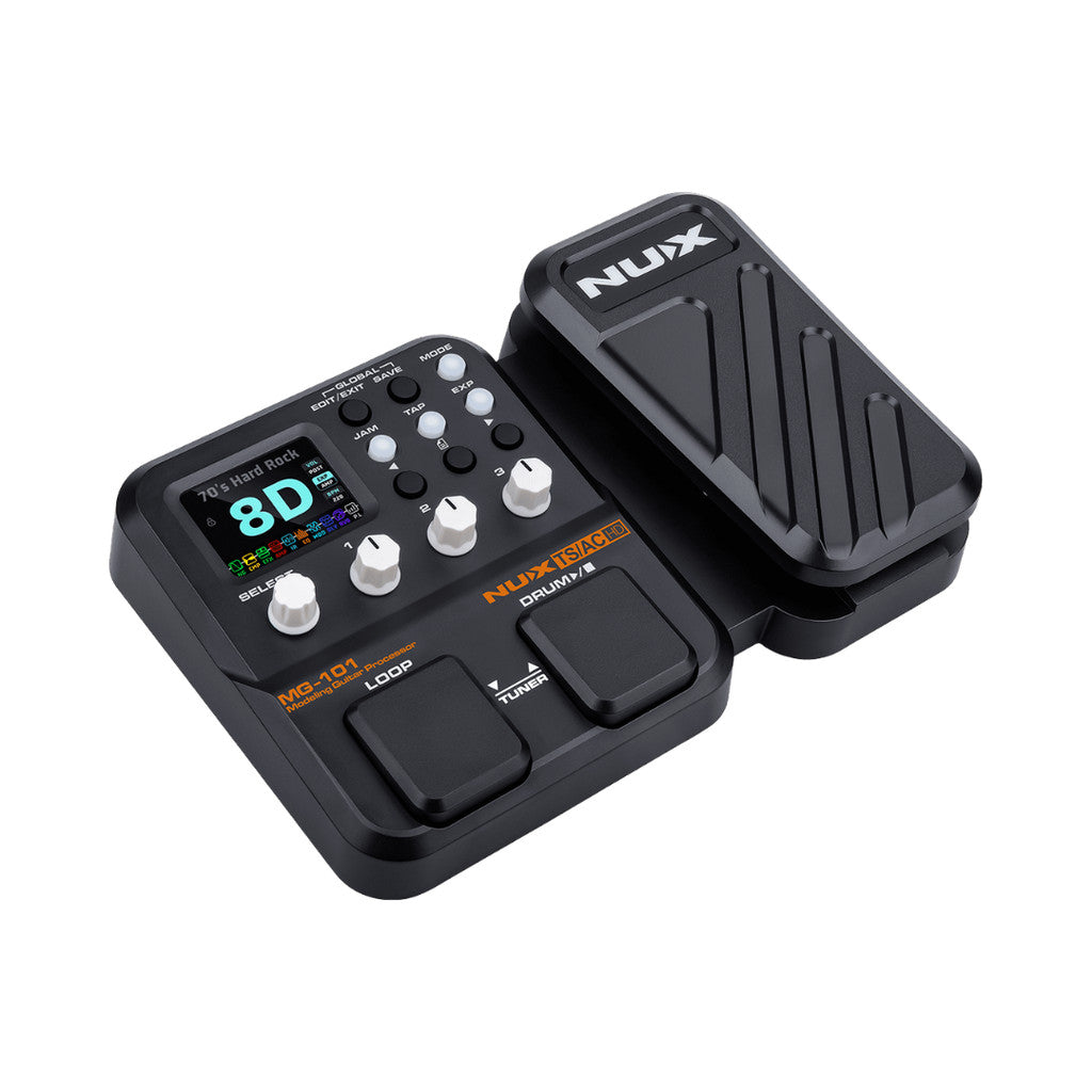 Nux MG-101 Multi Effects Modelling Processor Electric Guitar Effect Pedal (MG101 MG 101)