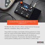 NUX MG-400 Modeling Guitar and Bass Processor Multi Effects Pedal for Electric Guitar (MG400)