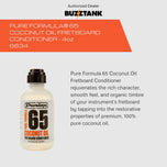 Jim Dunlop Pure Formula Intense Cleaner 6644 / 6604 Nano Gloss Finishing Polish/ 6634 Coconut Oil Fretboard Conditioner