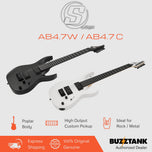 S by Solar AB4.7W AB4.7C AB 7-String Electric Guitar