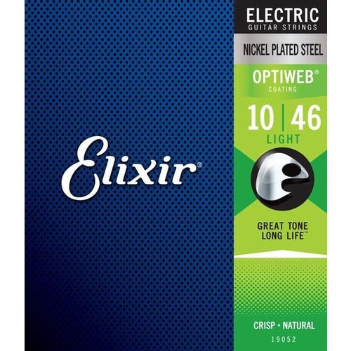 Elixir Optiweb Electric Guitar Strings 9 10 11 Gauges & 7-string 19002 19052 19102 19057 19027 19077