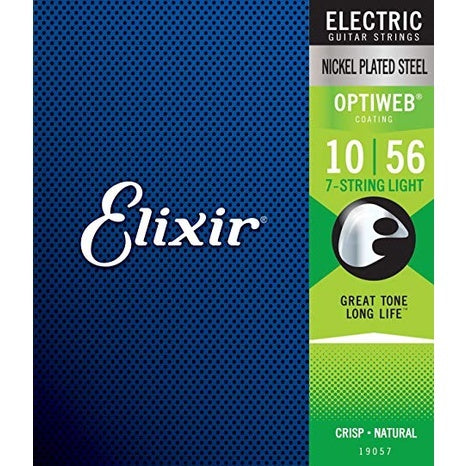 Elixir Optiweb Electric Guitar Strings 9 10 11 Gauges & 7-string 19002 19052 19102 19057 19027 19077
