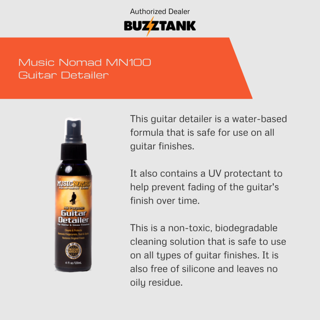 Music Nomad Series MN100 Guitar Detailer MN103 Guitar ONE All-in-ONE MN107 Amp & Case MN700 Lacquer Polish MN701 Silver
