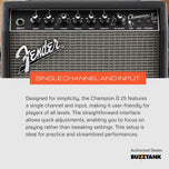Fender Champion II 25 Guitar Combo Amplifier 230V UK