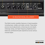 DA20 Drum Amplifier 20 watt personal monitor amplifier