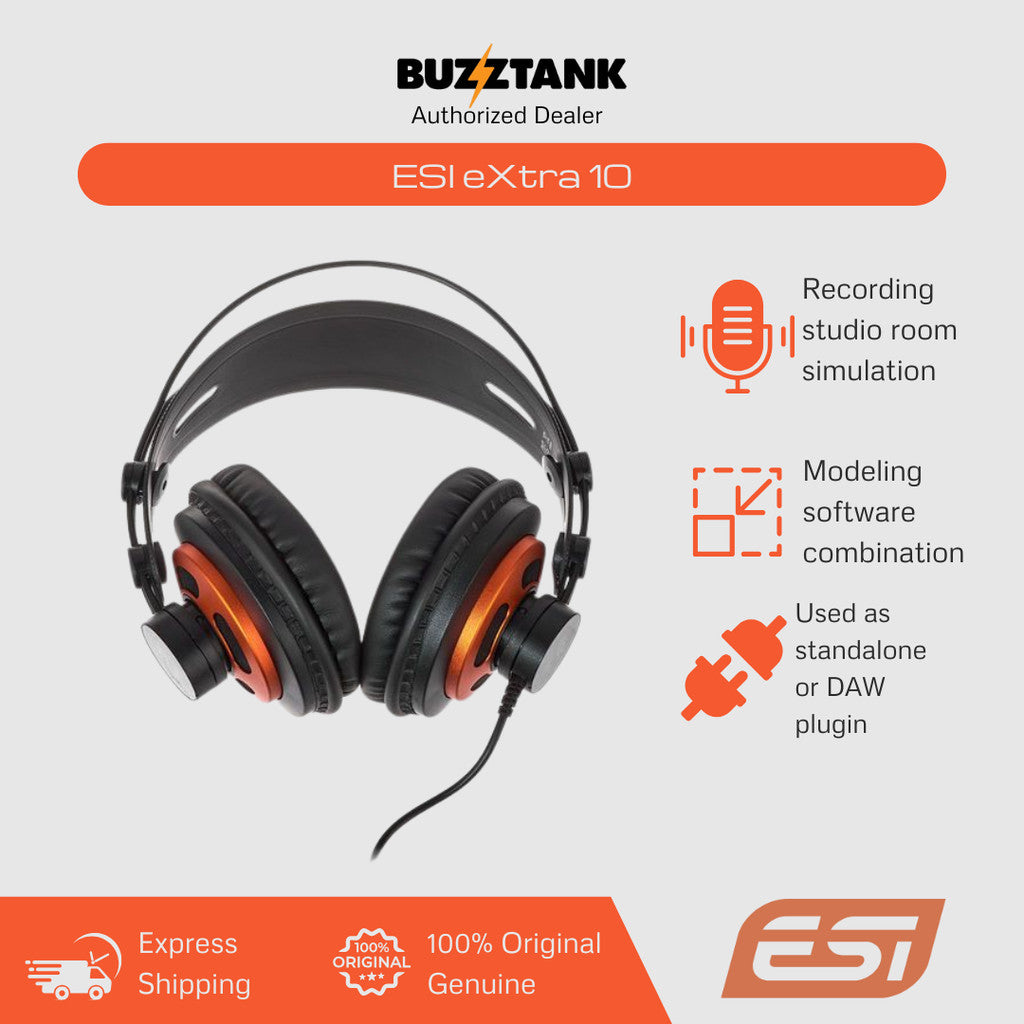 ESI Audio eXtra 10 High Quality Monitoring Headphones