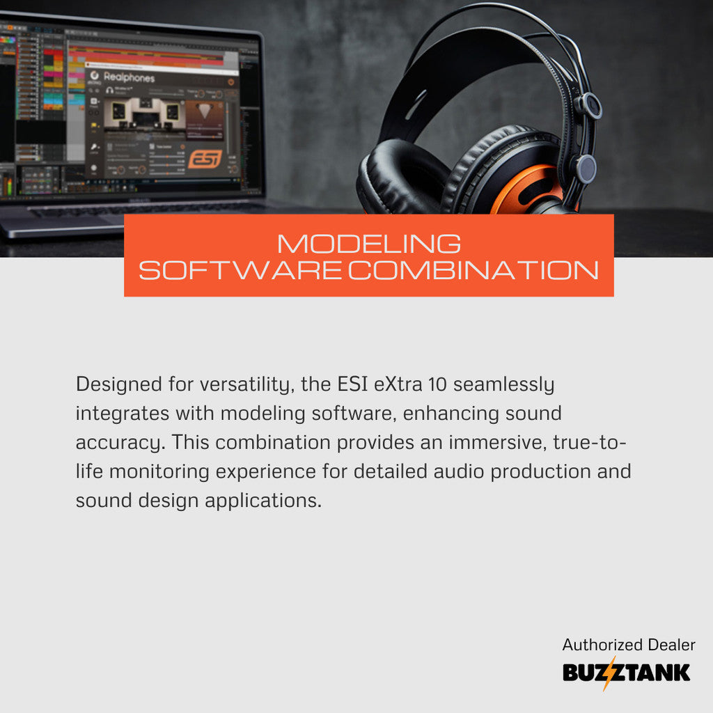 ESI Audio eXtra 10 High Quality Monitoring Headphones