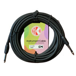 Kirlin Cable IC-241 IC-242 Instrument Cable For Electric Acoustic Bass Guitar Speaker Amp Keyboard Drum Amplifier -Black
