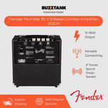 Fender Rumble 15 V3 Bass Combo Amplifier, 230V UK