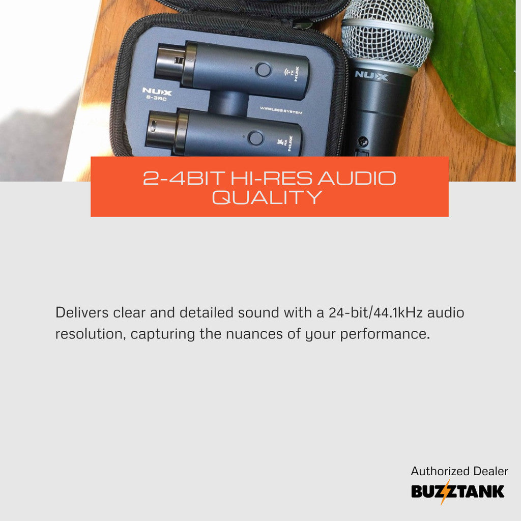 NUX B-3RC 2.4GHz Wireless Microphone System