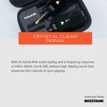 NUX B-5RC 2.4GHz Guitar Transmitter Receiver Wireless System for Electric Acoustic Guitar Bass Ukulele Charging Case