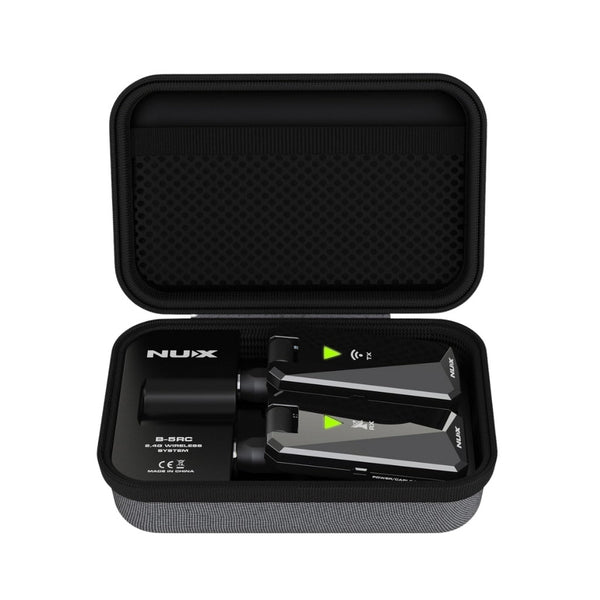 NUX B-5RC 2.4GHz Guitar Transmitter Receiver Wireless System for Electric Acoustic Guitar Bass Ukulele Charging Case