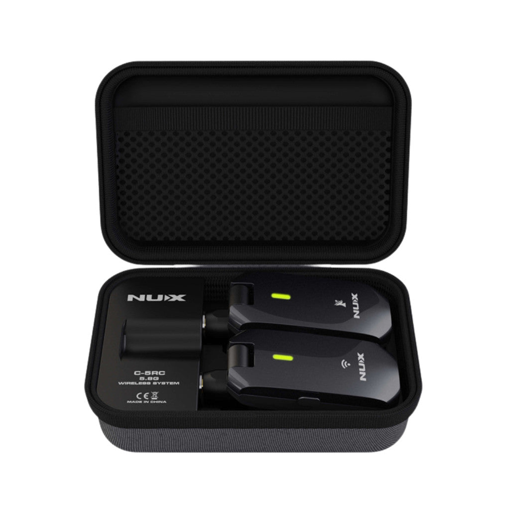 NUX C-5RC 5.8GHz Guitar Wireless System Transmitter And Receiver with Charging Case
