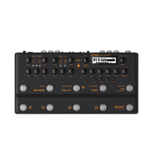 NUX Trident NME-5 Multi Effect Processor Guitar Pedal With Amp Modeler With IR Loader