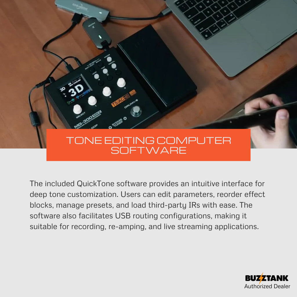 NUX MG300 MKII Guitar Modelling Processor Multi Effects Pedal