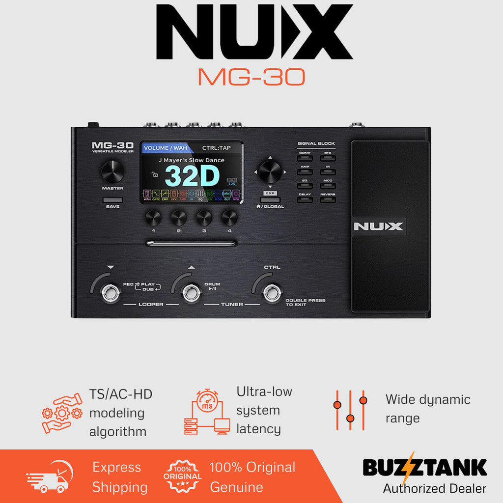 NUX MG-30 Versatile Modeler Multi-Effects Pedal