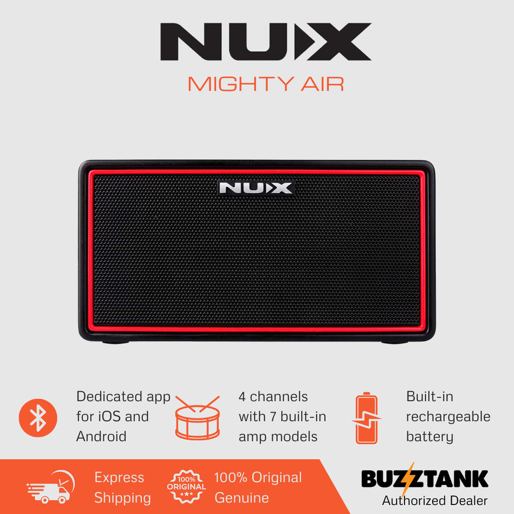 NUX Mighty Air Wireless Stereo Modelling Electric And Bass Guitar Combo Amplifier with Bluetooth