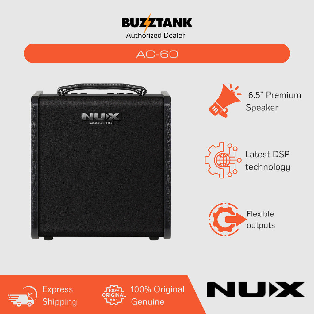 NUX AC60 60-watt Acoustic Guitar Amplifier