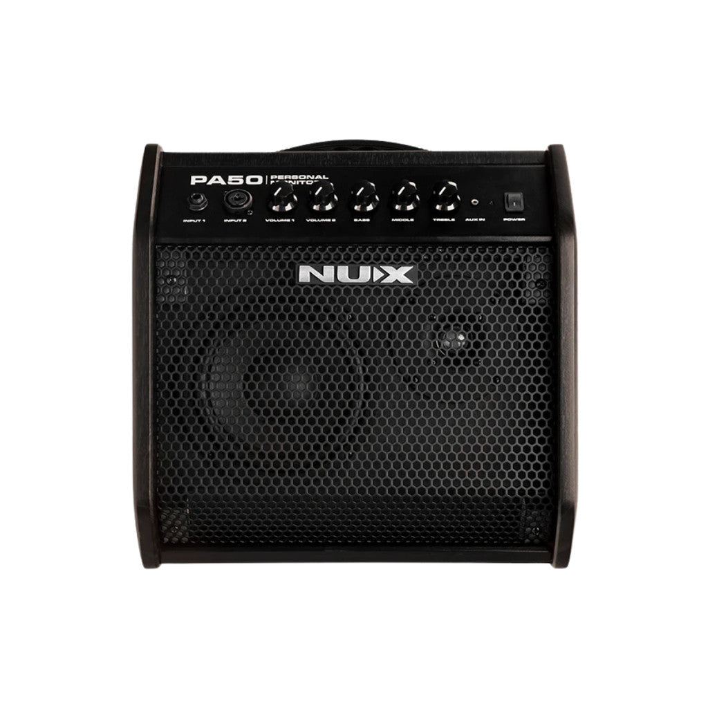 NUX PA50 2-Channel 50-Watts Powered Personal Monitor Speaker with 6.5" Woofer