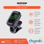 Cherub WST-640C+ Auto On Chromatic Tuner for Bass Guitar Violin Ukulele Tuning