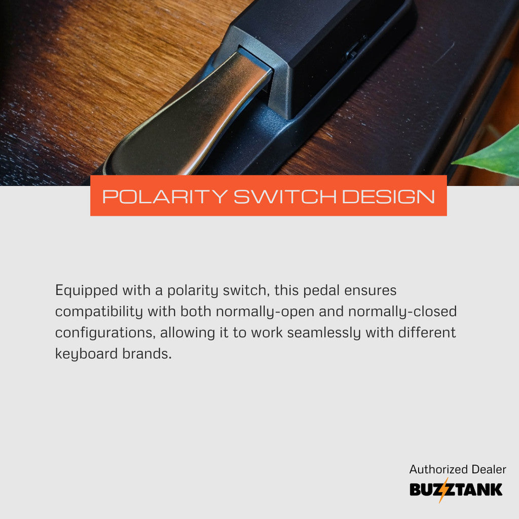 Nux NSP-10 Sustain Damper Pedal for Digital Piano and Keyboard (NSP10)