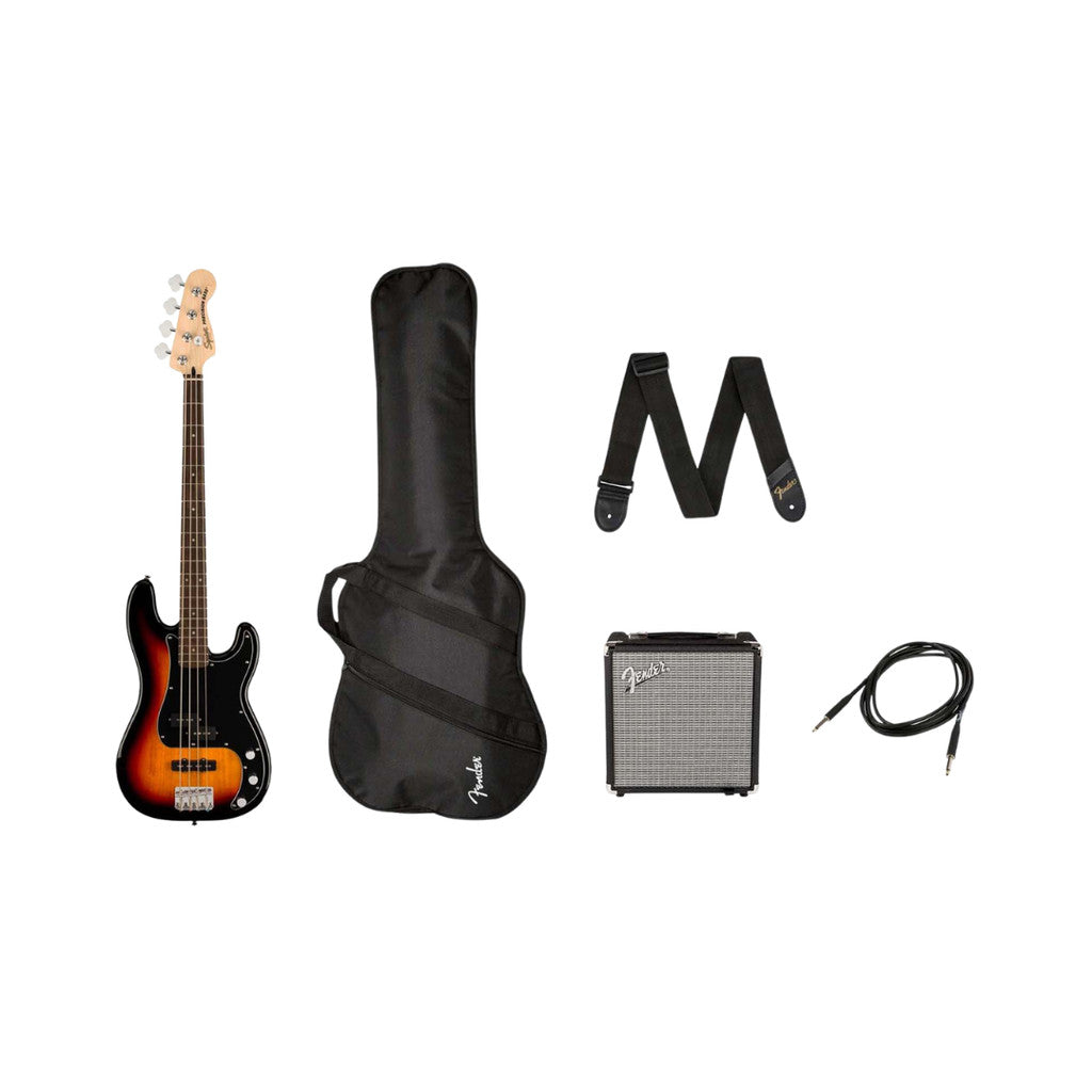 Squier Affinity Series PJ Bass Guitar Pack, 230V, UK