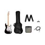 Squier Sonic Stratocaster Pack w/Gig Bag, Maple FB, 10G, 230V UK