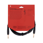 D'Addario PW-GS-10 Custom Series Instrument Cable, 10ft