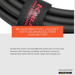 Kirlin Entry 24 Microphone Cable XLR Male - XLR Female, 10ft & 20ft, Black
