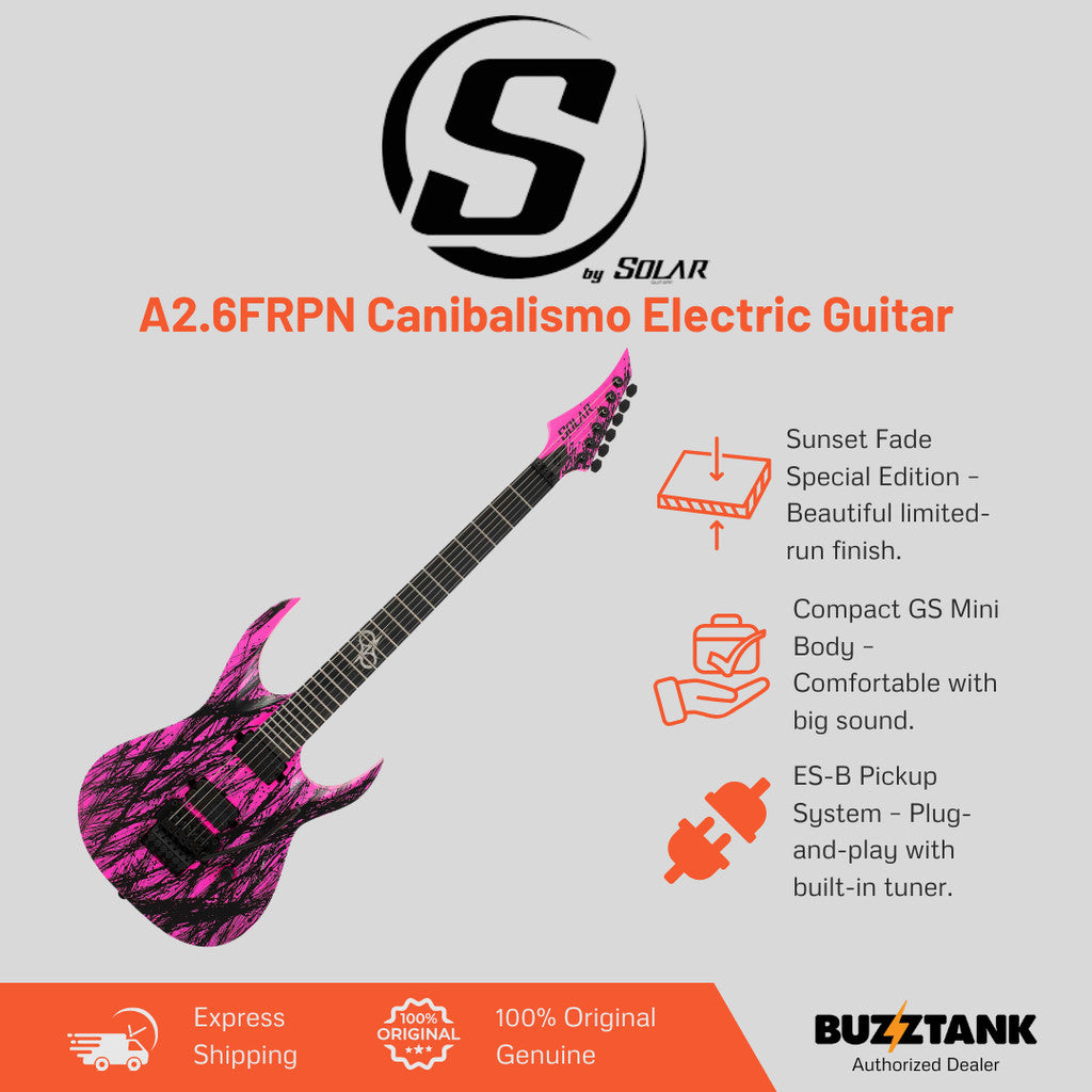S by Solar A2.6FRPN Canibalismo Electric Guitar