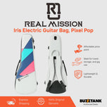 Real Mission Iris Electric Guitar Bag, Pixel Pop