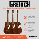 Gretsch Jim Dandy Acoustic Guitar, Frontier Stain